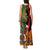 Vanuatu and Papua New Guinea Tank Maxi Dress Vanuatuan With PNG Polynesian Pattern - Wonder Print Shop