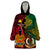 Vanuatu and Papua New Guinea Wearable Blanket Hoodie Vanuatuan With PNG Polynesian Pattern - Wonder Print Shop