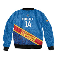 DR Congo Basketball Custom Bomber Jacket 2026 Go Leopards