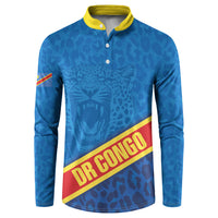 DR Congo Basketball Custom Button Sweatshirt 2026 Go Leopards