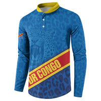 DR Congo Basketball Custom Button Sweatshirt 2026 Go Leopards