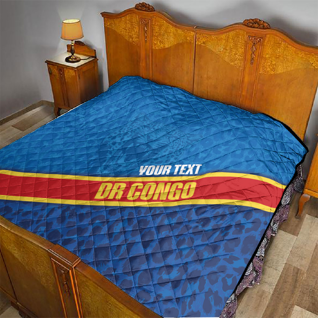 DR Congo Basketball Custom Quilt 2026 Go Leopards