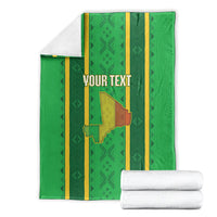 Mali Basketball Custom Blanket Mud Cloth Bogolan Pattern