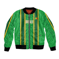 Mali Basketball Custom Bomber Jacket Mud Cloth Bogolan Pattern