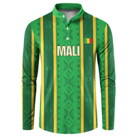 Mali Basketball Custom Button Sweatshirt Mud Cloth Bogolan Pattern