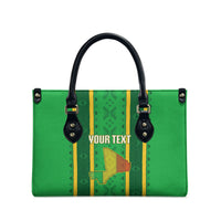 Mali Basketball Custom Leather Bag Mud Cloth Bogolan Pattern