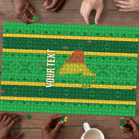 Mali Basketball Custom Puzzle Mud Cloth Bogolan Pattern