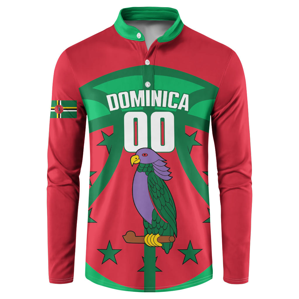 Dominica Basketball Custom Button Sweatshirt Sisserou Parrot Sporty Style