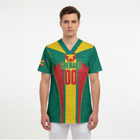 Grenada Basketball Custom Scrub Top Go Island of Spice