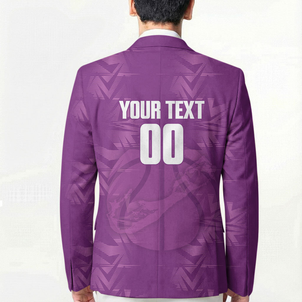 Bermuda Basketball Custom Blazer Bermudian Map Sporty Style
