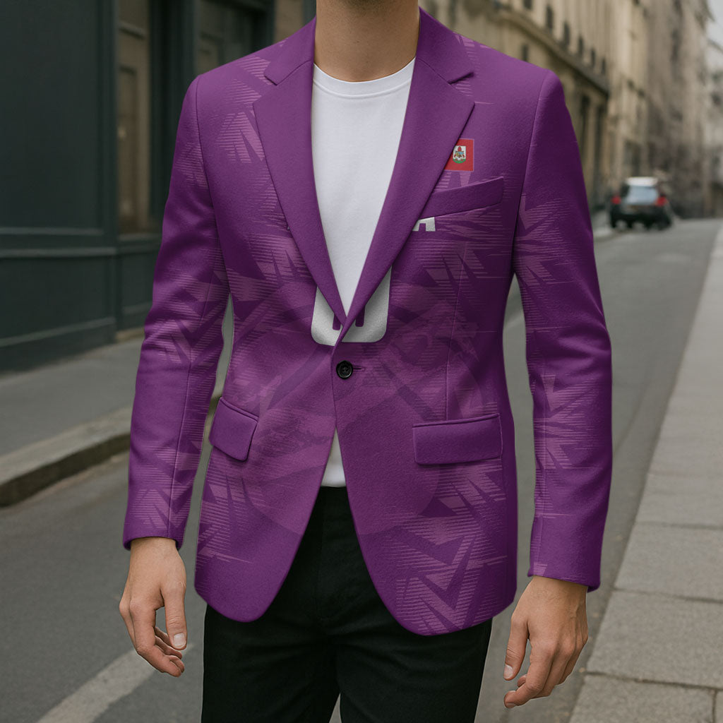 Bermuda Basketball Custom Blazer Bermudian Map Sporty Style