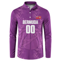 Bermuda Basketball Custom Button Sweatshirt Bermudian Map Sporty Style