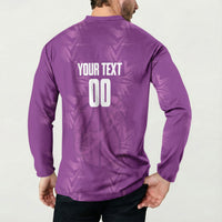 Bermuda Basketball Custom Button Sweatshirt Bermudian Map Sporty Style