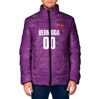 Bermuda Basketball Custom Padded Jacket Bermudian Map Sporty Style