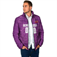 Bermuda Basketball Custom Padded Jacket Bermudian Map Sporty Style