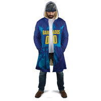 Barbados Basketball Custom Cloak Barbadian Trident Blue Version