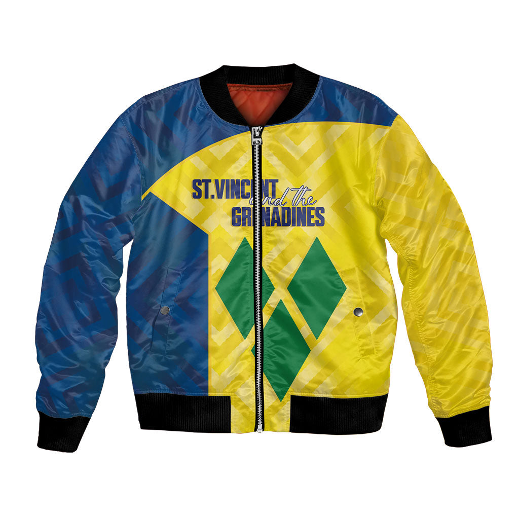 Saint Vincent and the Grenadines Basketball Custom Bomber Jacket Sporty Style