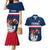 France Rugby Couples Matching Mermaid Dress and Hawaiian Shirt World Cup Allez Les Bleus 2023 Mascot - Wonder Print Shop