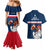 France Rugby Couples Matching Mermaid Dress and Hawaiian Shirt World Cup Allez Les Bleus 2023 Mascot - Wonder Print Shop