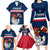 France Rugby Family Matching Long Sleeve Bodycon Dress and Hawaiian Shirt World Cup Allez Les Bleus 2023 Mascot - Wonder Print Shop