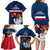 France Rugby Family Matching Long Sleeve Bodycon Dress and Hawaiian Shirt World Cup Allez Les Bleus 2023 Mascot - Wonder Print Shop