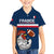 France Rugby Family Matching Long Sleeve Bodycon Dress and Hawaiian Shirt World Cup Allez Les Bleus 2023 Mascot - Wonder Print Shop