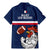 France Rugby Family Matching Mermaid Dress and Hawaiian Shirt World Cup Allez Les Bleus 2023 Mascot - Wonder Print Shop