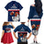 France Rugby Family Matching Off Shoulder Long Sleeve Dress and Hawaiian Shirt World Cup Allez Les Bleus 2023 Mascot - Wonder Print Shop