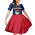 France Rugby Family Matching Off Shoulder Short Dress and Hawaiian Shirt World Cup Allez Les Bleus 2023 Mascot - Wonder Print Shop