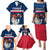 France Rugby Family Matching Puletasi Dress and Hawaiian Shirt World Cup Allez Les Bleus 2023 Mascot - Wonder Print Shop