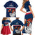 France Rugby Family Matching Short Sleeve Bodycon Dress and Hawaiian Shirt World Cup Allez Les Bleus 2023 Mascot - Wonder Print Shop