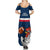 France Rugby Family Matching Summer Maxi Dress and Hawaiian Shirt World Cup Allez Les Bleus 2023 Mascot - Wonder Print Shop