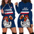 France Rugby Hoodie Dress World Cup Allez Les Bleus 2023 Mascot - Wonder Print Shop