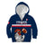 France Rugby Kid Hoodie World Cup Allez Les Bleus 2023 Mascot - Wonder Print Shop