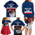 Custom France Rugby Family Matching Long Sleeve Bodycon Dress and Hawaiian Shirt World Cup Allez Les Bleus 2023 Mascot - Wonder Print Shop