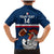 Custom France Rugby Family Matching Mermaid Dress and Hawaiian Shirt World Cup Allez Les Bleus 2023 Mascot - Wonder Print Shop