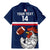 Custom France Rugby Family Matching Mermaid Dress and Hawaiian Shirt World Cup Allez Les Bleus 2023 Mascot - Wonder Print Shop