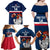 Custom France Rugby Family Matching Off Shoulder Maxi Dress and Hawaiian Shirt World Cup Allez Les Bleus 2023 Mascot - Wonder Print Shop