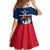 Custom France Rugby Family Matching Off Shoulder Short Dress and Hawaiian Shirt World Cup Allez Les Bleus 2023 Mascot - Wonder Print Shop