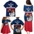 Custom France Rugby Family Matching Puletasi Dress and Hawaiian Shirt World Cup Allez Les Bleus 2023 Mascot - Wonder Print Shop