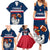 Custom France Rugby Family Matching Summer Maxi Dress and Hawaiian Shirt World Cup Allez Les Bleus 2023 Mascot - Wonder Print Shop