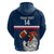 Custom France Rugby Hoodie World Cup Allez Les Bleus 2023 Mascot - Wonder Print Shop