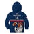 Custom France Rugby Kid Hoodie World Cup Allez Les Bleus 2023 Mascot - Wonder Print Shop