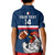 Custom France Rugby Kid Polo Shirt World Cup Allez Les Bleus 2023 Mascot - Wonder Print Shop