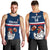 Custom France Rugby Men Tank Top World Cup Allez Les Bleus 2023 Mascot - Wonder Print Shop