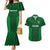 Ireland Rugby Couples Matching Mermaid Dress and Hawaiian Shirt 2023 Go Shamrock World Cup Irish Celtic Pattern - Wonder Print Shop