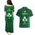 Ireland Rugby Couples Matching Puletasi Dress and Hawaiian Shirt 2023 Go Shamrock World Cup Irish Celtic Pattern - Wonder Print Shop