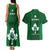 Ireland Rugby Couples Matching Tank Maxi Dress and Hawaiian Shirt 2023 Go Shamrock World Cup Irish Celtic Pattern - Wonder Print Shop