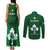 Ireland Rugby Couples Matching Tank Maxi Dress and Long Sleeve Button Shirts 2023 Go Shamrock World Cup Irish Celtic Pattern - Wonder Print Shop