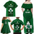 Ireland Rugby Family Matching Off Shoulder Maxi Dress and Hawaiian Shirt 2023 Go Shamrock World Cup Irish Celtic Pattern - Wonder Print Shop